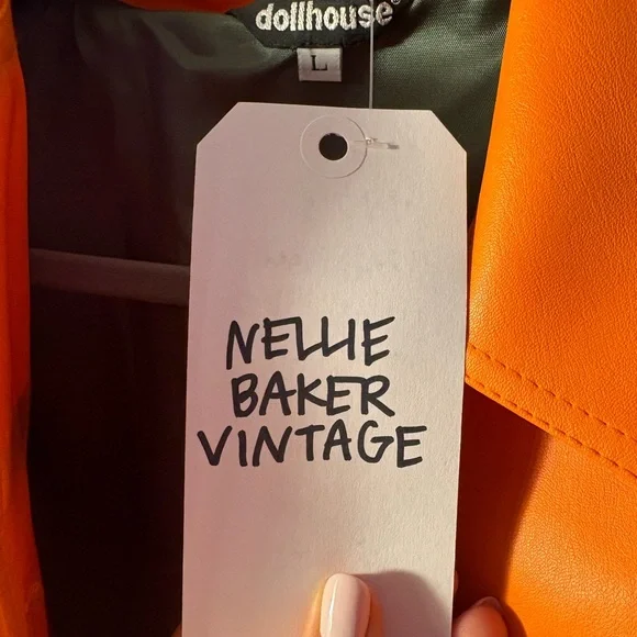 Dollhouse Vibrant Orange Utility Jacket - Picture 5 of 11